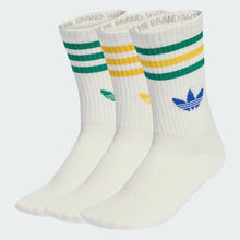 Load image into Gallery viewer, 3-Stripes Crew Socks 3 Pairs