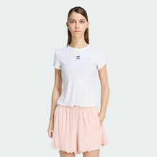 Load image into Gallery viewer, ESSENTIALS SCALLOPED EDGE BABY TEE