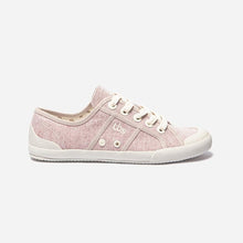 Load image into Gallery viewer, Women's tennis in pink grey canvas