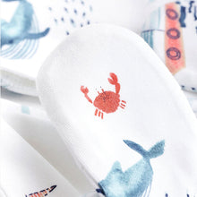 Load image into Gallery viewer, Blue Boat 3 Pack Embroidered Baby Sleepsuits (0-2yrs)