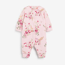 Load image into Gallery viewer, Bright Floral Baby 5 Pack Printed Footless Sleepsuits (0mths-18mths)