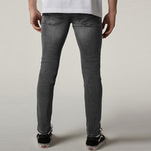 Load image into Gallery viewer, Grey Skinny Fit Classic Stretch Jeans