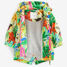 Load image into Gallery viewer, Green Character Shower Resistant Printed Cagoule Jacket (3mths-5yrs)