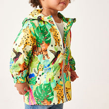 Load image into Gallery viewer, Green Character Shower Resistant Printed Cagoule Jacket (3mths-5yrs)