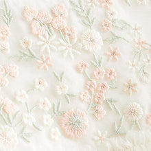 Load image into Gallery viewer, White Embroidered Mesh Party Dress (3mths-6yrs)