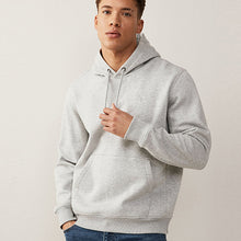 Load image into Gallery viewer, Light Grey Jersey Cotton Rich Overhead Hoodie