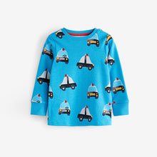 Load image into Gallery viewer, Red/Blue Emergency Vehicles 3 Pack Pyjamas (9mths-6yrs)