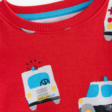 Load image into Gallery viewer, Red/Blue Emergency Vehicles 3 Pack Pyjamas (9mths-6yrs)