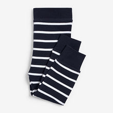 Load image into Gallery viewer, Navy Blue / White Star Snuggle Pyjamas 3 Pack (9mths-6yrs)