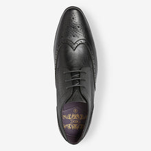 Load image into Gallery viewer, Black Brogue Shoes