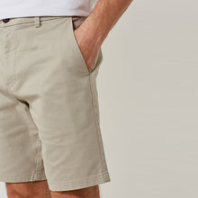 Load image into Gallery viewer, Bone Neutral Stretch Chino Shorts