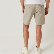 Load image into Gallery viewer, Bone Neutral Stretch Chino Shorts