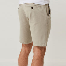 Load image into Gallery viewer, Bone Neutral Stretch Chino Shorts