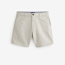 Load image into Gallery viewer, Bone Neutral Stretch Chino Shorts