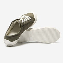 Load image into Gallery viewer, OPIACE Women's Comfort Tennis Shoes In Green Canvas