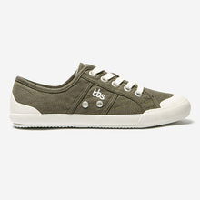 Load image into Gallery viewer, OPIACE Women's Comfort Tennis Shoes In Green Canvas