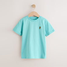 Load image into Gallery viewer, Pastels Short Sleeve Stag Embroidered T-Shirts 4 Pack (3-12yrs)