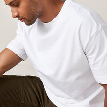 Load image into Gallery viewer, White Relaxed Fit Heavyweight T-Shirt