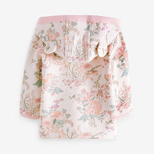 Load image into Gallery viewer, Pink Floral Lightweight Jersey Baby Jacket (0mths-18mths)
