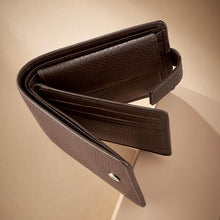 Load image into Gallery viewer, Brown Signature Leather Extra Capacity Wallet