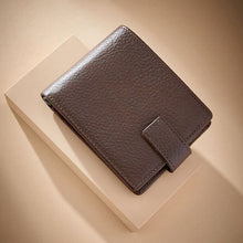 Load image into Gallery viewer, Brown Signature Leather Extra Capacity Wallet