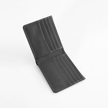 Load image into Gallery viewer, Grey Leather Bifold Wallet