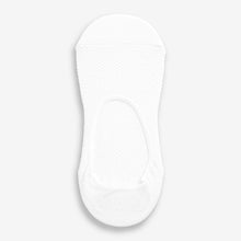 Load image into Gallery viewer, White Sports Invisible Socks 3 Pack