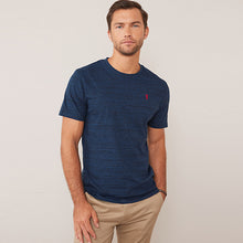 Load image into Gallery viewer, Navy Blue/Rust/Dark Green 3 Pack Stag Marl T-Shirt