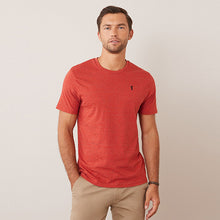 Load image into Gallery viewer, Navy Blue/Rust/Dark Green 3 Pack Stag Marl T-Shirt