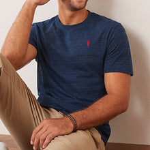 Load image into Gallery viewer, Navy Blue/Rust/Dark Green 3 Pack Stag Marl T-Shirt
