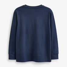 Load image into Gallery viewer, Navy Blue /Grey 2 Pack Pyjamas (3-12yrs)