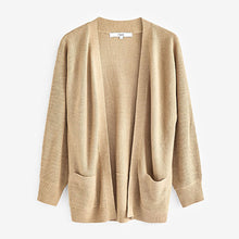 Load image into Gallery viewer, Camel Brown Cosy Ribbed Cardigan