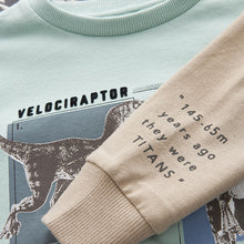 Load image into Gallery viewer, Mineral Dinosaurs Long Sleeve Graphic T-Shirts 3 Pack (3-10yrs)