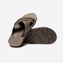 Load image into Gallery viewer, MAXENCE Men's Lightweight Brown Leather Mules