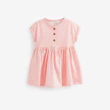 Load image into Gallery viewer, Pink Baby Jersey Dress (0mths-18mths)