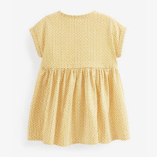 Load image into Gallery viewer, Yellow Ochre Baby Jersey Dress (0mths-18mths)