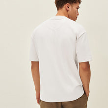 Load image into Gallery viewer, White Relaxed Fit Smart Soft Touch Heavyweight T-Shirt