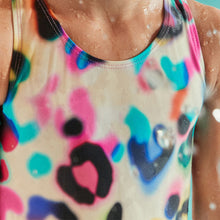 Load image into Gallery viewer, Multi Bright Animal Print Sports Swimsuit (3-12yrs)
