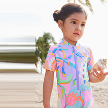 Load image into Gallery viewer, Multi Bright Unicorn Sunsafe Swimsuit (3mths-4yrs)