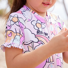 Load image into Gallery viewer, Pink Character Sunsafe Swim Suit (3mths-5yrs)