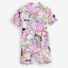 Load image into Gallery viewer, Pink Character Sunsafe Swim Suit (3mths-5yrs)