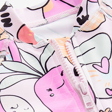Load image into Gallery viewer, Pink Character Sunsafe Swim Suit (3mths-5yrs)