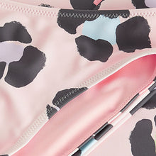 Load image into Gallery viewer, Neutral/Coral Pink Animal Sunsafe Swim 2 Piece Set (3-12yrs)