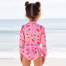 Load image into Gallery viewer, Pink Cherry Sunsafe Swim 2 Piece Set (3mths-5yrs)