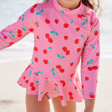 Load image into Gallery viewer, Pink Cherry Sunsafe Swim 2 Piece Set (3mths-5yrs)