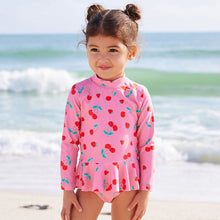 Load image into Gallery viewer, Pink Cherry Sunsafe Swim 2 Piece Set (3mths-5yrs)