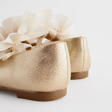 Load image into Gallery viewer, Gold Standard Fit (F) Mary Jane Bridesmaid Bow Occasion Shoes