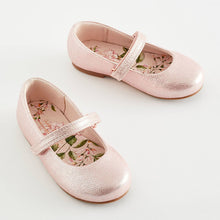 Load image into Gallery viewer, Pink Standard Fit (F) Mary Jane Occasion Shoes