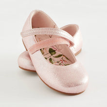Load image into Gallery viewer, Pink Standard Fit (F) Mary Jane Occasion Shoes