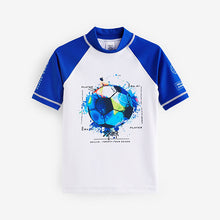 Load image into Gallery viewer, Cobalt Football Short Sleeve Sunsafe Rash Vest